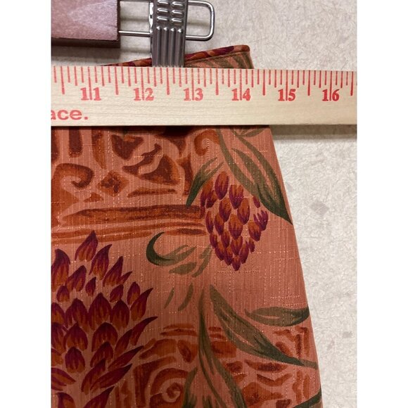 Tommy Bahama Women's Silk Tropical Floral Brown Short Skirt Cruise Beach Size 8 - Picture 4 of 8